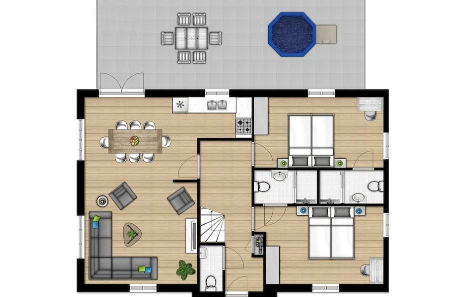 亚特兰大户外热水浴池